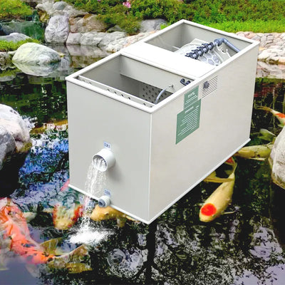 QLOZONE Combi drum filter fully automatic koi pond filtration equipment QL-YCM-01