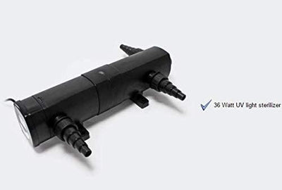 Sunsun Aquarium Pond Uv Sterilizer Water Clarifier UVC Clarifying Light 36w CUV-236