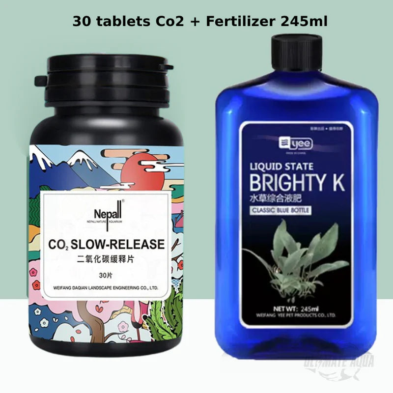 YEE Nepall Co2 Slow-release Tablets, Improve Aquatic Plants,Special For Algae | Aquarium Supplies Carbon Dioxide Tablets