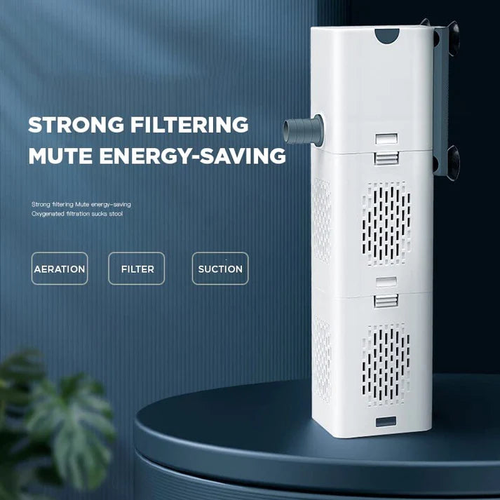 YEE YJY-9300F 3 In 1 Submersible Aquarium Internal Liquid Filter.25W/1500L/H