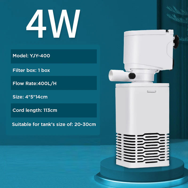 YEE Fish Tank Filter Three-In-One, Aquarium Filter YJY-400